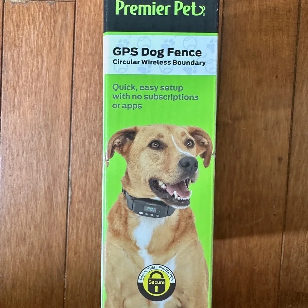 Premier Pet Wireless GPS Dog Fence Collar, Black